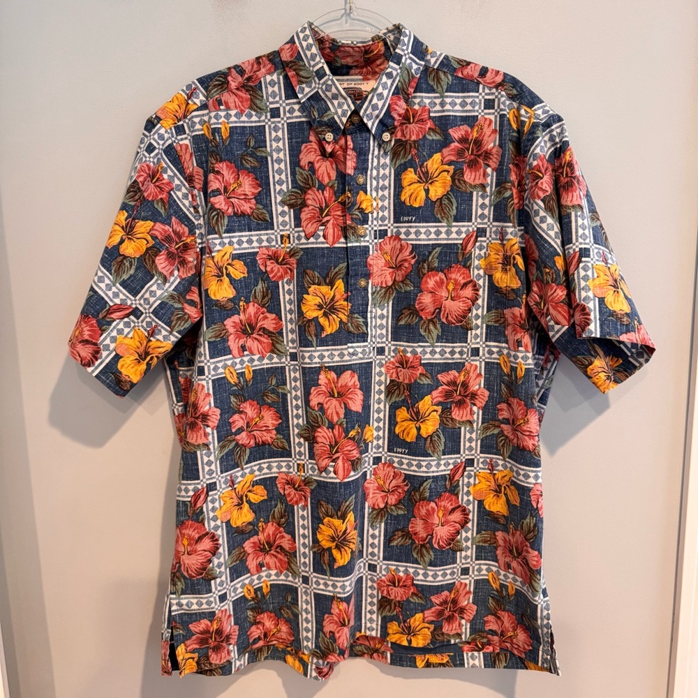 Reyn Spooner Art of Eddy Y Vintage 90’s Hawaiian Shirt